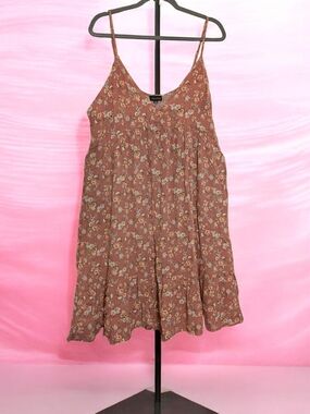 Zenobia Dusty Rose Floral Camisole Dress